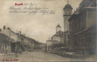 Poprád with church and Hotel Polnisch photo (EK)