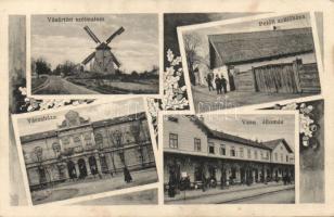 Kiskőrös szélmalommal, Vasútállomással és Petőfi szülőházával