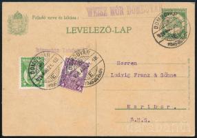 1928 Levelezőlap Mariborba
