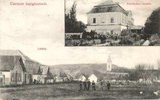 Sajógömör with the Szentiványi castle