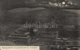 Alsószalánk metal works at night