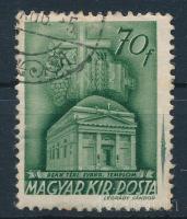 1943 Templom (III.) 70f jobb oldalon függőleges festékcsíkkal