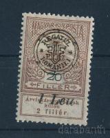 Nagyvárad 1919 Árvíz 20f, Bodor vizsgálójellel