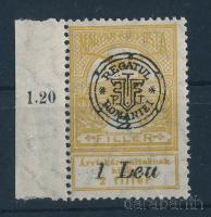 Nagyvárad 1919 Árvíz ívszéli 2f, Bodor vizsgálójellel