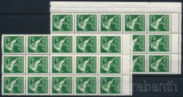 1933 Cserkész 10f 2 db 15-ös ívdarab