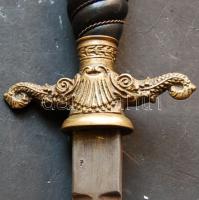 cca 1950 Magyar Néphadsereg tábornoki dísztőr aranyozott Rákosi-címerrel kiváló állapotban / Peoples...