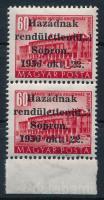 1956 Sopron 60f ívszéli pár