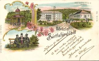 Bártfafürdő Judaica litho (EB)