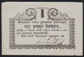 1849. Rozsnyó 1Ft T:I
