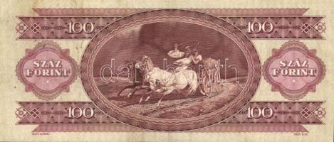 1984. 100Ft fordított hátlapi alapnyomattal T:II+