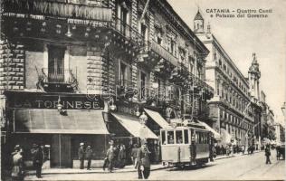 Catania with Governor´s Palace and tram
