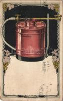 Chaudoir copper kettles litho