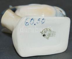 Zsolnay porcelán madár figura / chinaware bird 10 cm