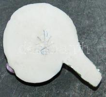 Háború előtti Herendi porcelán miniatür ibolya-csokor, kézzel festett (apró lepattanások)/ Hand pain...