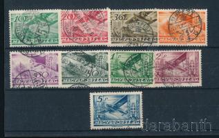 1936 Repülő III. hiányos sor 40f nélkül (9.800)