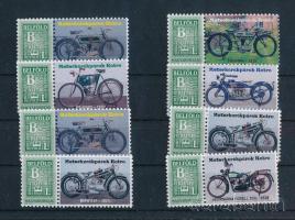 2025/26 Retró motorok sor, 8 db klf megszemélyesített bélyeg Oldtimer motorok 1907-1928