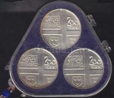 1977 200ft Ag Festők: Csontváry, Mányoki, Rippl-Rónai eredeti plombált MNB tokban T:1