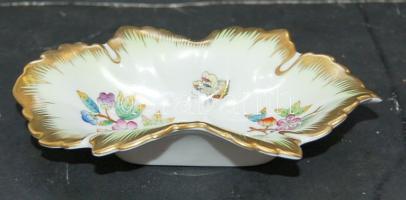 Kézzel festett Herendi hamutál / Handpainted Herend chinaware ashtray 16 cm