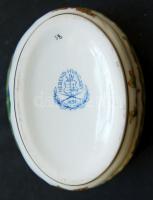 Kézzel festett Viktória mintás Herendi tálka / Handpainted Herend chinaware tray 10x4 cm