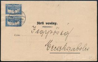 1923 Tértivevény 100K bérmentesítéssel