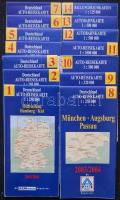 Nyugat-Európa 14 darabos autóstérkép