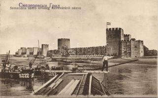 Szendrő (Semendria) Serbian fortress and barges (EK)