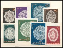 1960 Halasi csipke és Római olimpia vágott sorok (imperforate sets)
