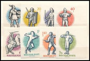 1959 Vívó ívszéli + Madarak vágott sor / imperforate sets