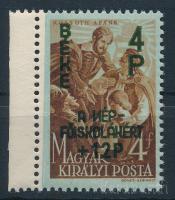1945 Béke 4P "N" tükörnyomat lemezhibával / Mi 775 with plate variety