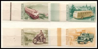 1955 Közlekedés ívszéli vágott sor / Mi 1453-1459 imperforate margin set