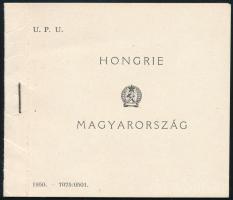 1949 UPU bélyegfüzet BF6 / stamp booklet (35.000)