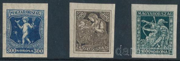 1924 Jótékonyság ívszéli vágott sor