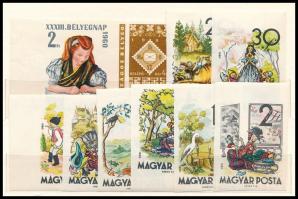 1960 Bélyegnap és Mese vágott kiadások