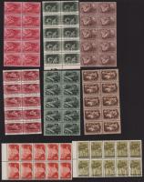 1952-1954 Metró, Bányásznap, Sztálingrád, Május 1 sorok 10-es tömbökben (21.000)