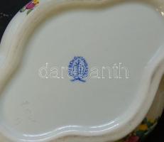 Gyümölcs mintás Herendi porcelán bonbonnier / Herend chinaware bonbonniere 16x10 cm