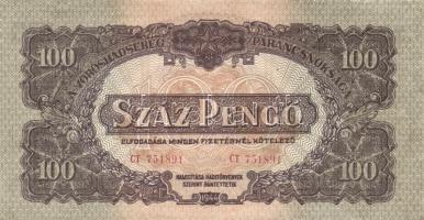 1944. 100P "V.H." (2x) egymásutáni sorszámmal T:I