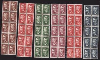 1949-1950 Petőfi II.-III. és UPU sorok 10-es tömbökben + Lánchíd sor 9-es tömbökben
