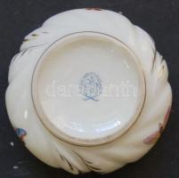 Madár mintás Herendi porcelán bonbonnier / Herend chinaware bonbonniere 9x6 cm