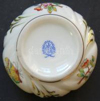 Viktória mintás Herendi porcelán bonbonnier / Herend chinaware bonbonniere 9x6 cm