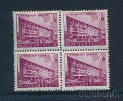 1951 Épületek (I.) 3Ft 4-es tömbben XIII. B vízjellel, nagy képméretben