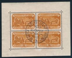 1947 Bélyegnap kisív elsőnapi bélyegzéssel
