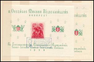 1938 ORBÉK 3 db blokk (18.000)