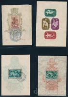 1939-1941 5 db klf blokk, benne Bethlen blokk pár (15.100)