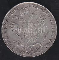 Ausztria 1825A 20Kr Ag T:3