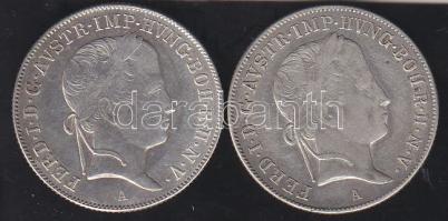 Ausztria 1848A 20Kr Ag (2x) I.Ferdinánd T:2-,3
