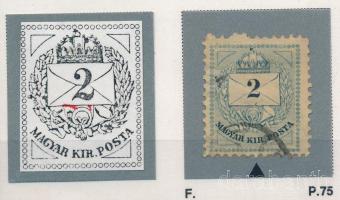 1881 2kr ritka vésésjavítással (ex Orbán, Sebestyén aranyérmes kiállítási anyagból)