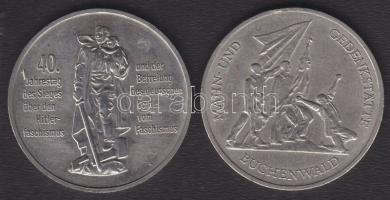 NDK 1985. 10M "A fasizmus felett aratott győzelem 40. évfordulója" + 1972. 10M "Buche...