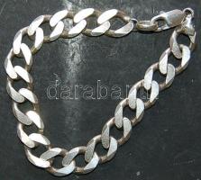 Ezüst pancer férfi karlánc 31,76 g