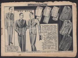 1934 Magyar Divatcsarnok katalógus viseltes állapotban