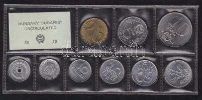 1978. 2f-10Ft 9db klf forgalmi sor szettben T:BU